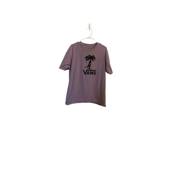 Vans Mens Purple Skate Tree Skateboarding Palm Graphic Logo Tee T-Shirt Large - Picture 6 of 10